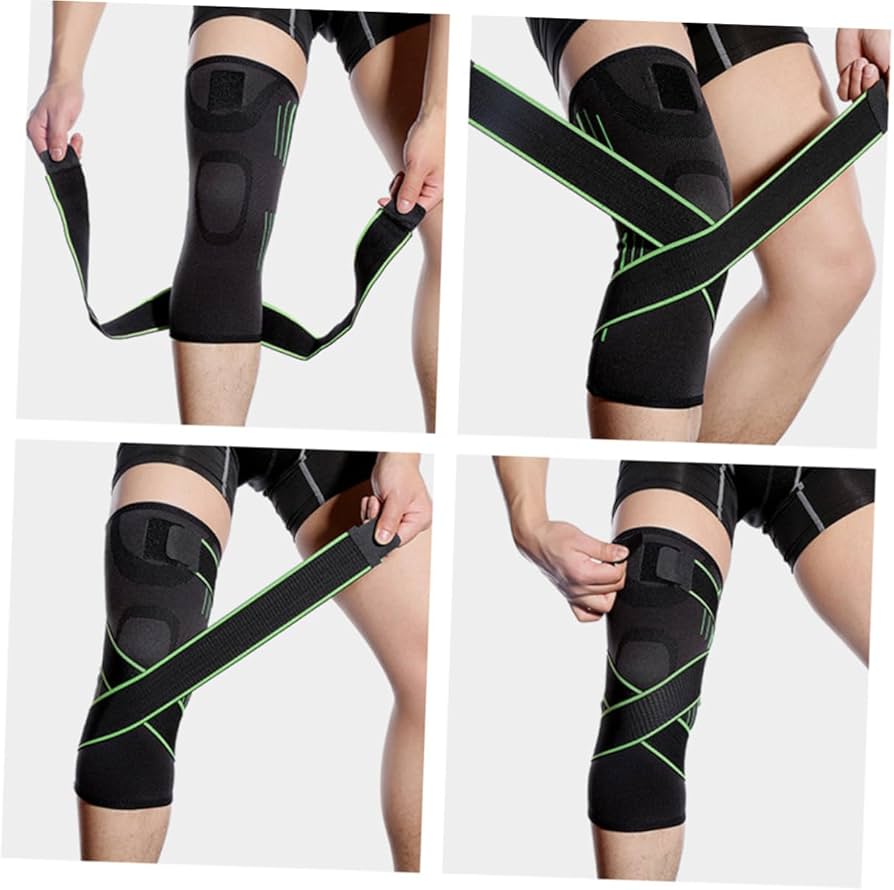 Pair Of Scientific Knee Pads - Random color (Green , Orange or Black)