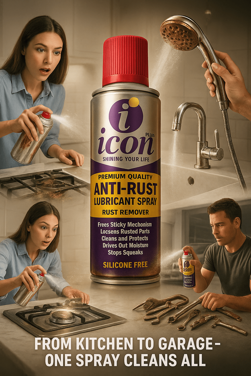Premium Multi-Purpose Rust Remover | Anti-Corrosion & Metal Protection Spray - Limited Time BOGO Offer!