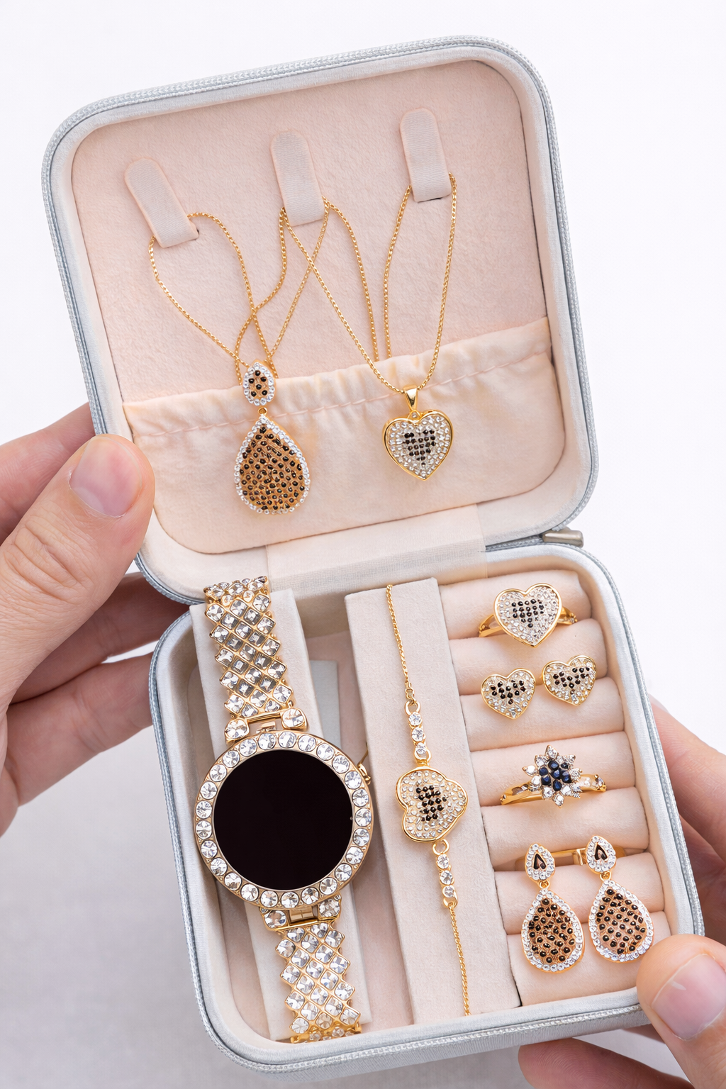 Fancy Jewelry Set For Girls(Golden)