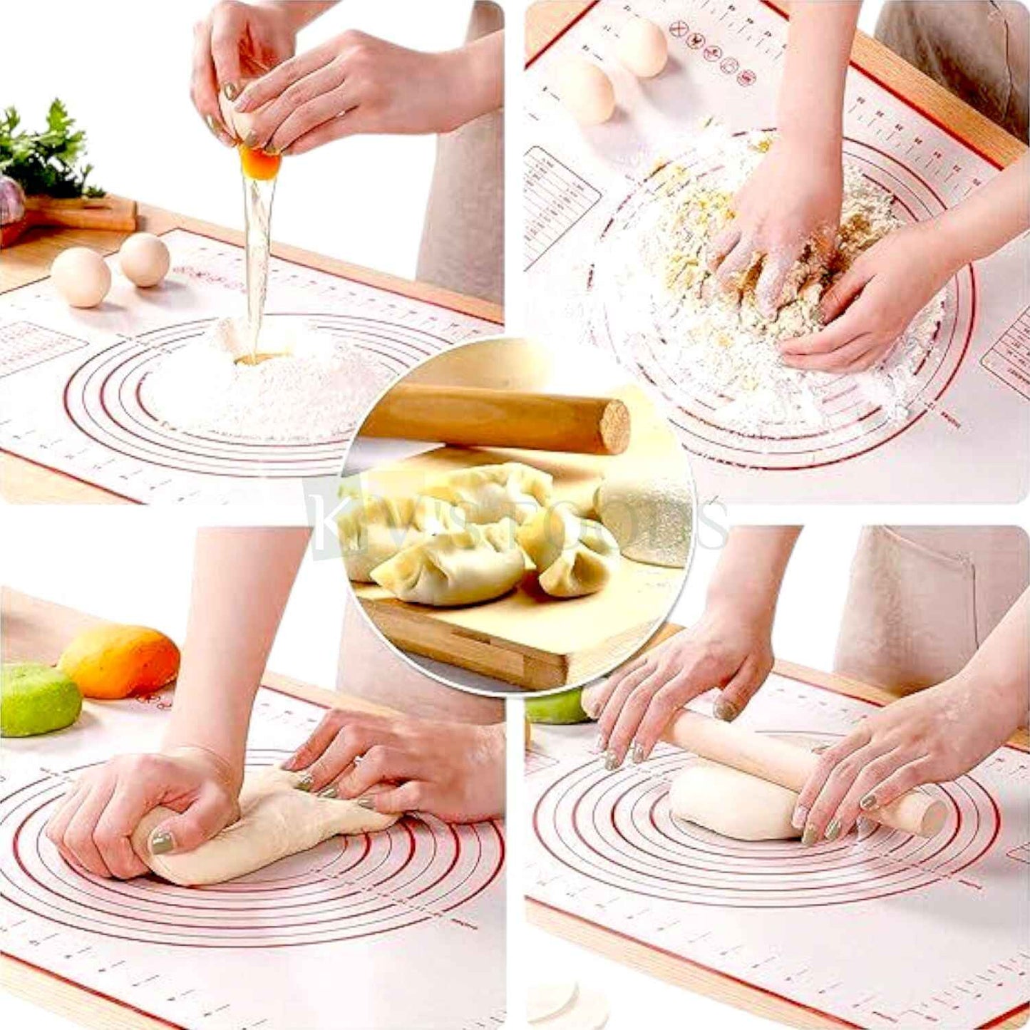 Food-Grade Silicone Baking Mat – Non-Stick, Heat Resistant & Durable