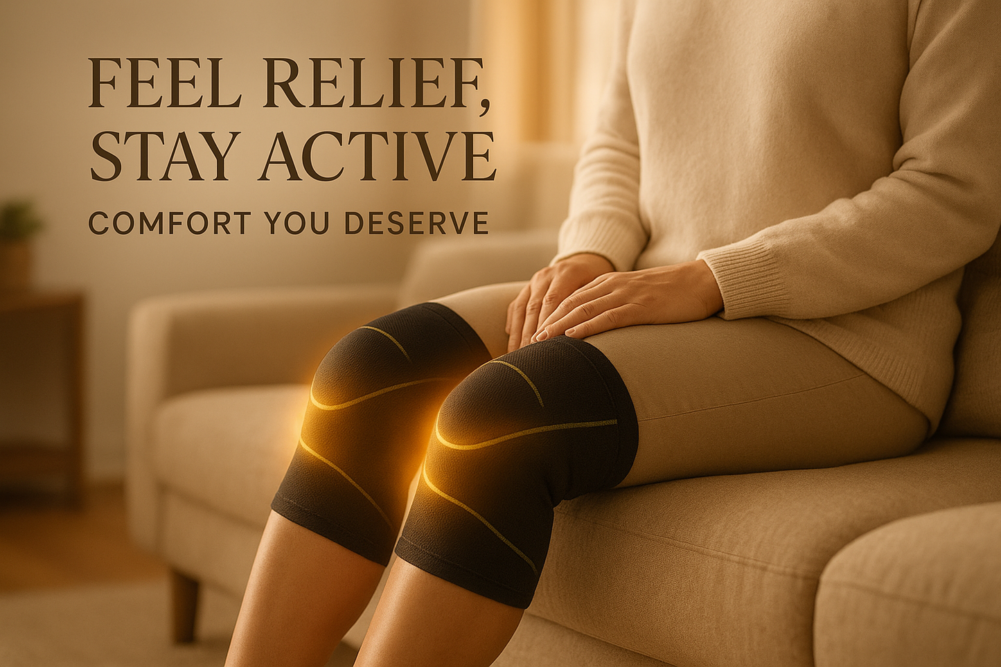 Pair Of Scientific Knee Pads  - Random color (Green , Orange or Black)