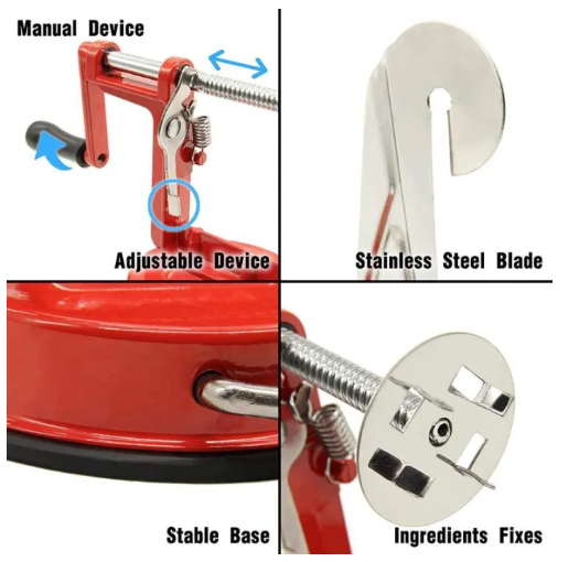 Vegetable Spiraliz Stainless Steel Twisted Potato Apple Slicer Spiral Fry Cutter