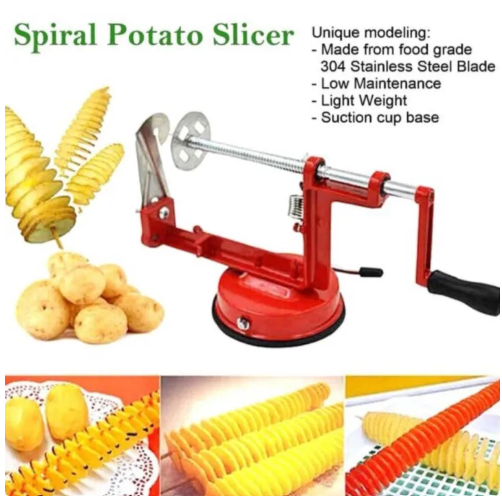Vegetable Spiraliz Stainless Steel Twisted Potato Apple Slicer Spiral Fry Cutter