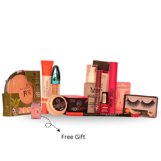 11-in-1 Full Face Makeup Combo – Beauty Bundle
