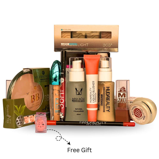 8-in-1 Full Face Makeup Combo – Beauty Bundle