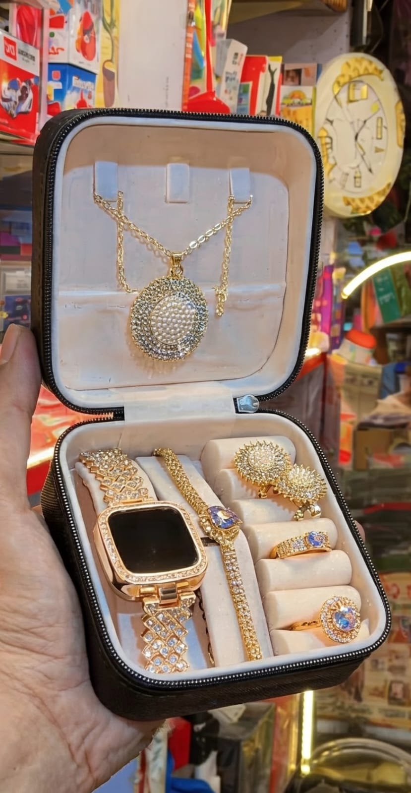 Empress Premium Jewelry Gift Set (Golden)